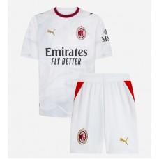AC Milan Dětské Oblečení Venkovní Dres 2026-27 Krátkým Rukávem (+ trenýrky)